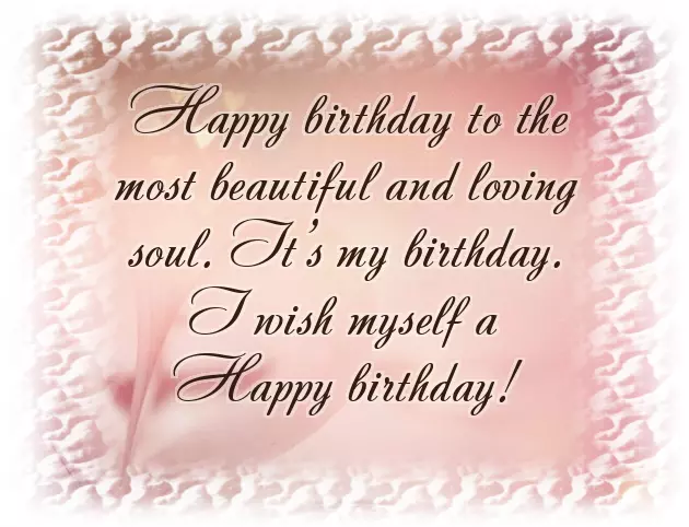 Happy Birthday Self Message Happy Birthday Self Message