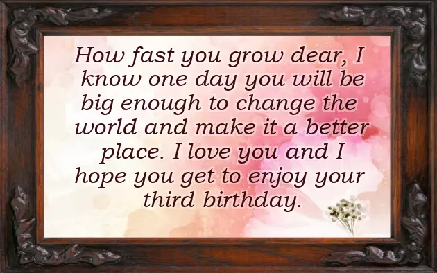 Birthday Wishes For 3 Year Old Sister Birthday Wishes For 3 Year Old Sister