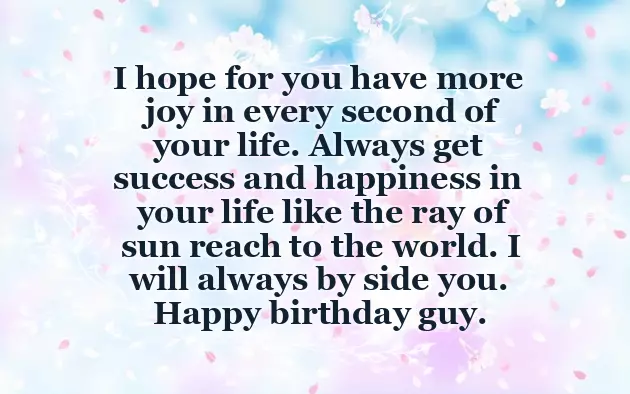 A Birthday Message To A Male Friend A Birthday Message To A Male Friend