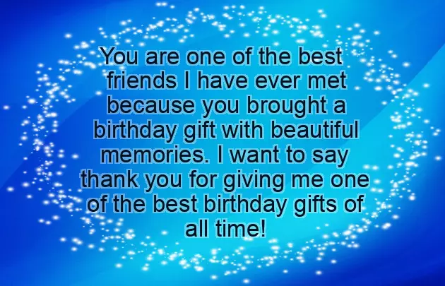 Many Thanks For The Birthday Wishes