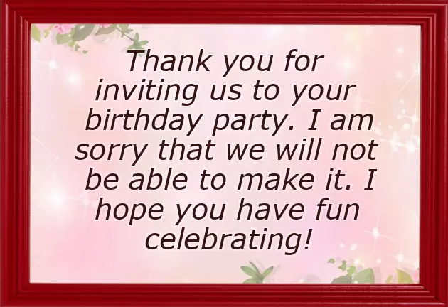 Thanks For Your Birthday Thanks For Your Birthday