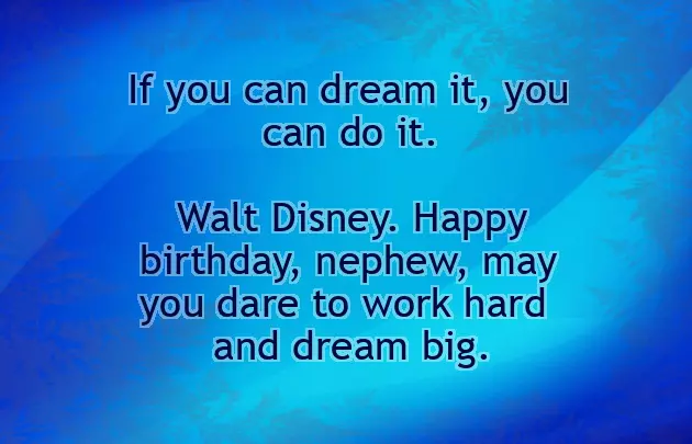 Birthday Wishes For My Nephew Boy