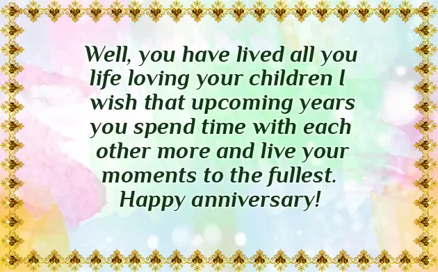 Wishes On Wedding Anniversary For Parents