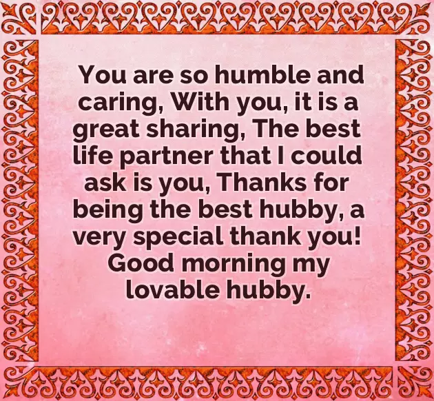 Morning Message To Husband