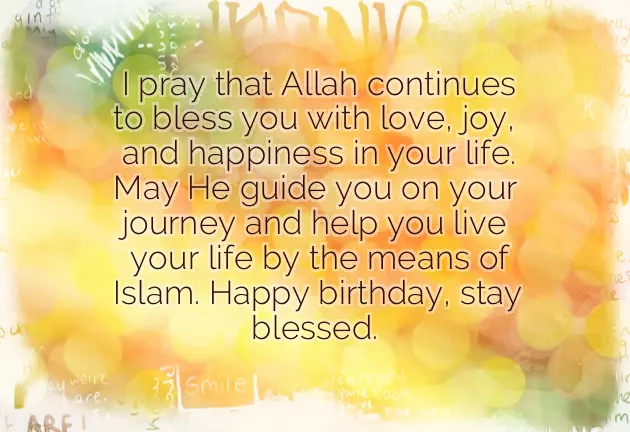 Birthday Wishes Islamic