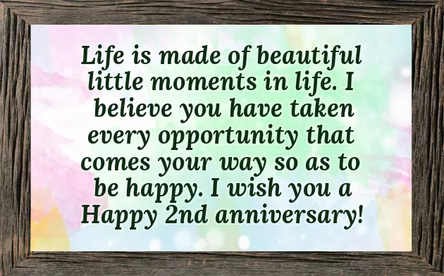 Happy 2Nd Year Wedding Anniversary