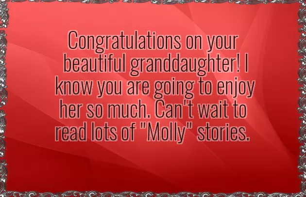 Congratulations On First Grandchild Congratulations On First Grandchild