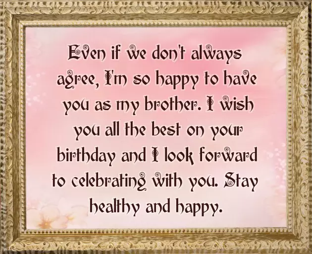 Happy Birthday Brother Special Wishes Happy Birthday Brother Special Wishes