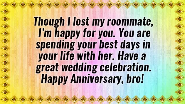 1St Wedding Anniversary Wishes For Brother 1St Wedding Anniversary Wishes For Brother