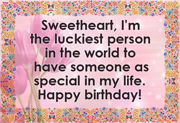 Birthday Short Words Birthday Short Words