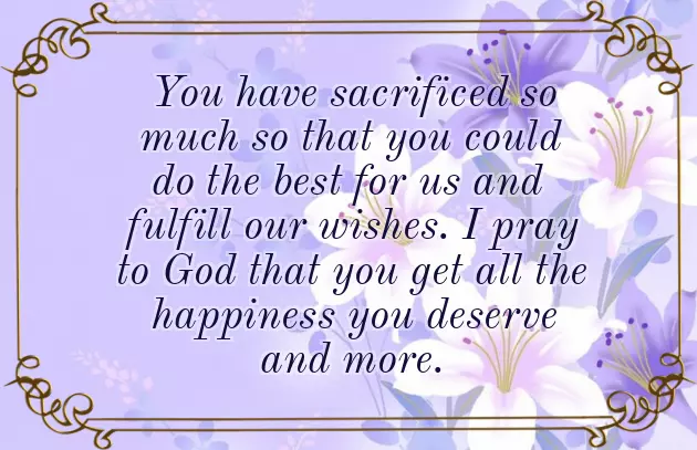 Amma Appa Wedding Day Wishes