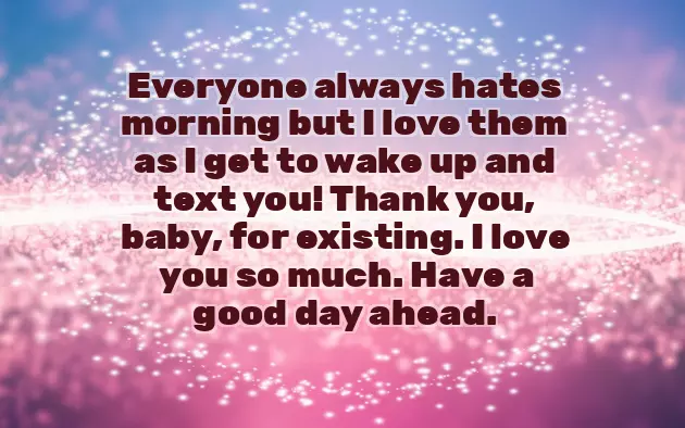 Good Morning Message To A New Girlfriend Good Morning Message To A New Girlfriend