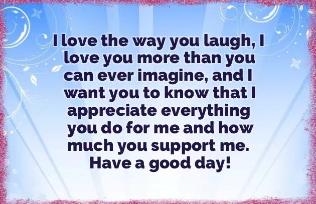 A Good Morning Message For My Love A Good Morning Message For My Love