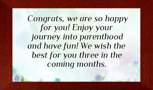 Congratulations On The Coming Baby Congratulations On The Coming Baby