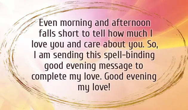 Evening Wishes Evening Wishes