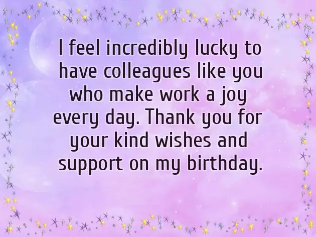 Thanking Someone For The Birthday Wishes