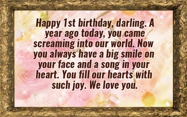 Happy 1St Birthday Granddaughter Happy 1St Birthday Granddaughter