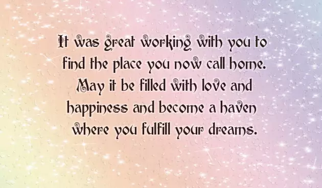 Congratulations On Buying Your First Home