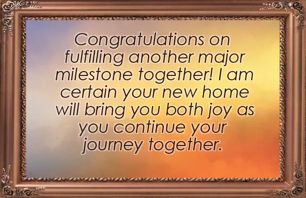 Congratulations On Buying Your First Home