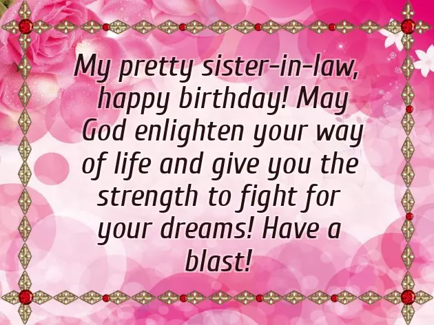 Wishes For Birthday Sister In Law