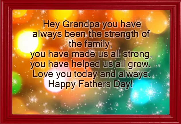 Fathers Day Message For Grandfather