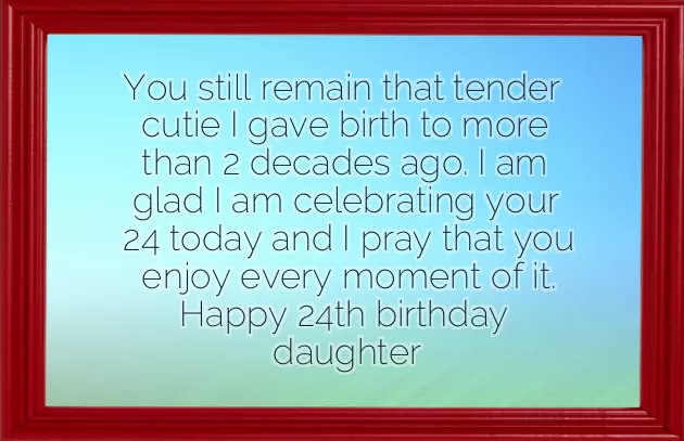 Happy 24Th Birthday Granddaughter