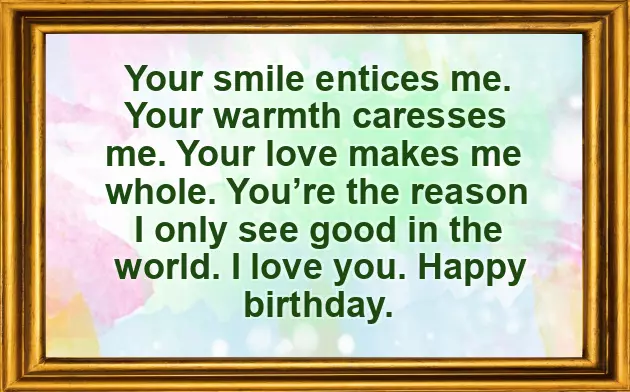 Special Birthday Wishes For Gf