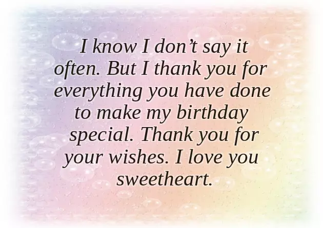 Thank U Message For Birthday Wishes To Friends Thank U Message For Birthday Wishes To Friends