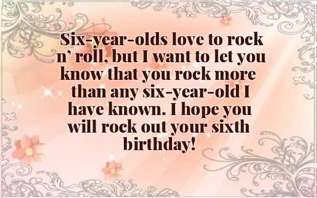6Th Birthday Wishes For Niece 6Th Birthday Wishes For Niece