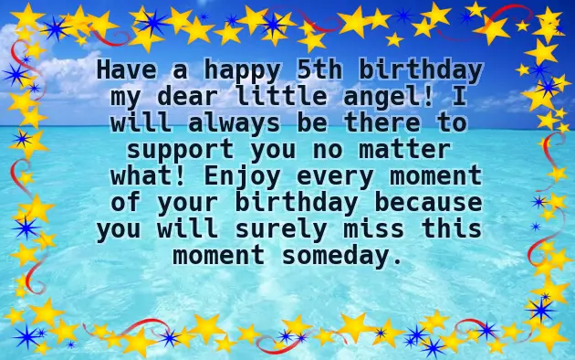 Happy Birthday 5 Year Old