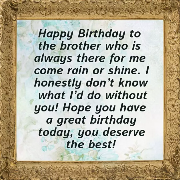 Funny Birthday Wishes To Big Brother