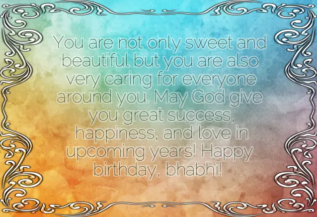 Bhabhi Birthday Msg Bhabhi Birthday Msg