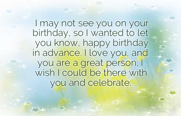 Advance Birthday Quotes Advance Birthday Quotes