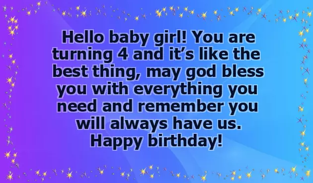 Birthday Wishes For Baby Girl 1St Birthday