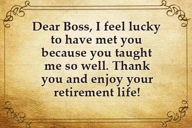 Simple Retirement Wishes Simple Retirement Wishes