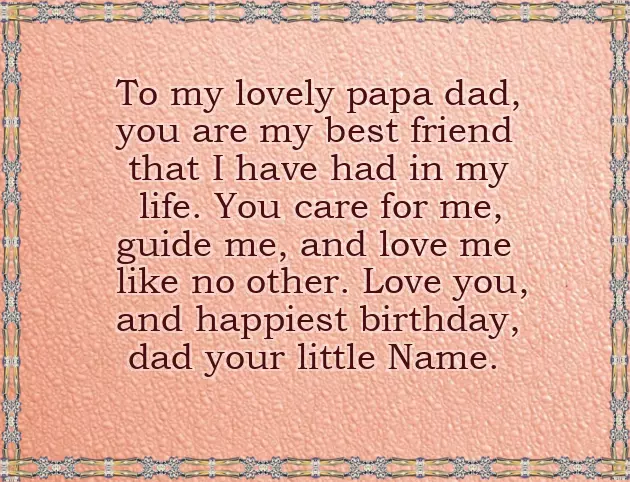 Happy Birthday My Dear Papa Happy Birthday My Dear Papa