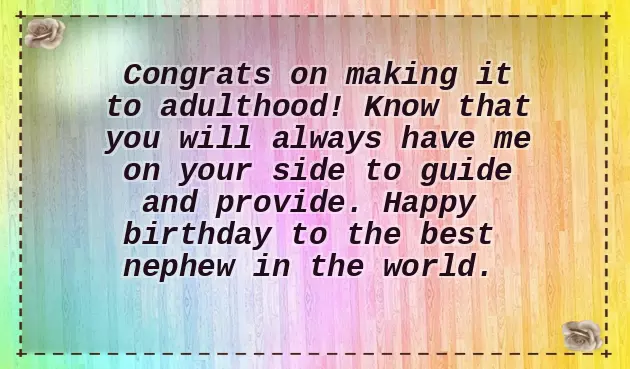 21St Birthday Wishes To Nephew 21St Birthday Wishes To Nephew