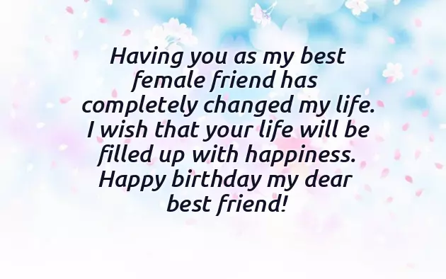 Happy Birthday To A Girl Best Friend Happy Birthday To A Girl Best Friend