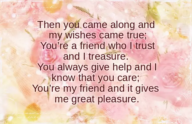 A Poem For Your Best Friend A Poem For Your Best Friend