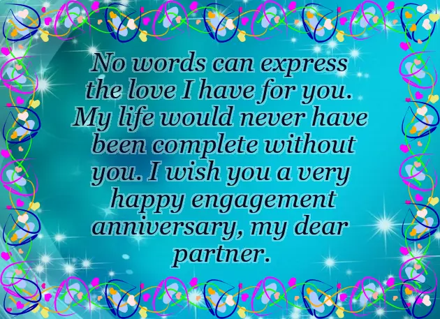One Year Engagement Anniversary Wishes One Year Engagement Anniversary Wishes