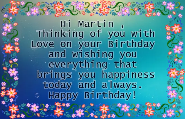 Happy Birthday Martin Funny