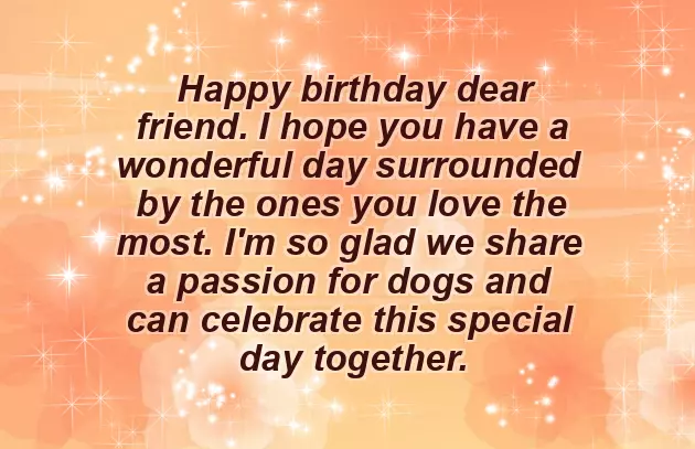 Birthday Wishes From The Dog