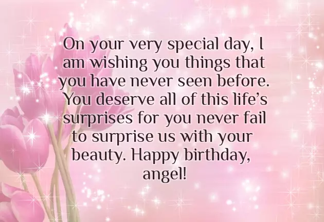 Happy Birthday Beautiful Angel Happy Birthday Beautiful Angel