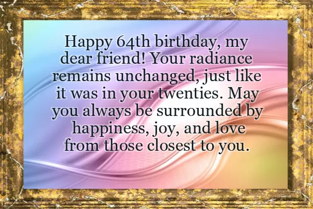 Funny 64Th Birthday Wishes