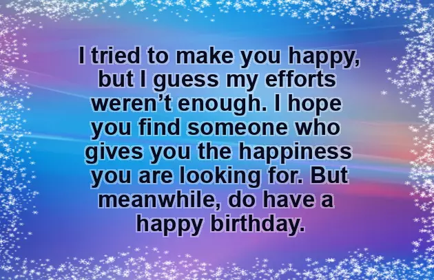 Birthday To My Ex Girlfriend Birthday To My Ex Girlfriend