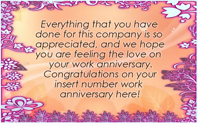 Congratulations Work Anniversary Wishes Congratulations Work Anniversary Wishes