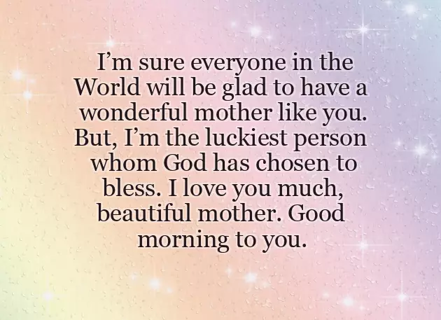 Morning Message For Mom