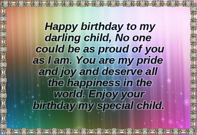 Birthday Wish For One Year Old Baby Boy