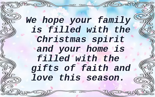Christmas Blessing Messages Christmas Blessing Messages
