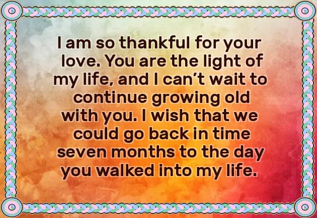 7Th Month Anniversary Wishes 7Th Month Anniversary Wishes